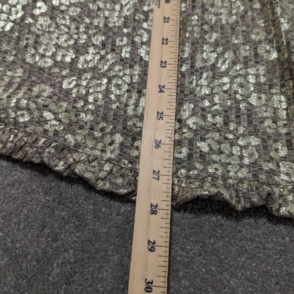 Art Class Metallic Gold Dress Girls Size 7 8 Cheetah Print - Picture 8 of 8